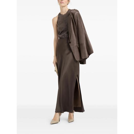 26SS 브루넬로 쿠치넬리 민소매 티셔츠 M0T18HK500 C8589 BROWN - BRUNELLO CUCINELLI