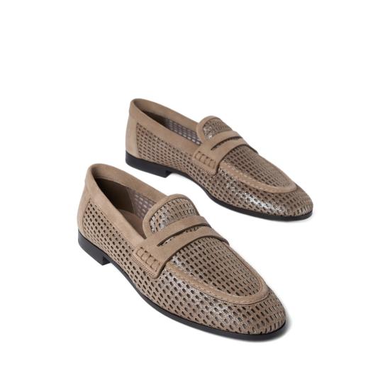 26SS 브루넬로 쿠치넬리 로퍼 MZDVC3182 C2762 BROWN - BRUNELLO CUCINELLI