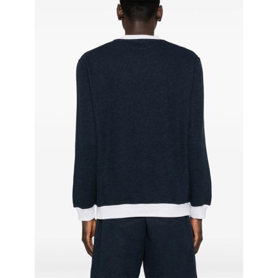 26SS 브루넬로 쿠치넬리 스웨터 MR8313380G CD649 BLUE - BRUNELLO CUCINELLI