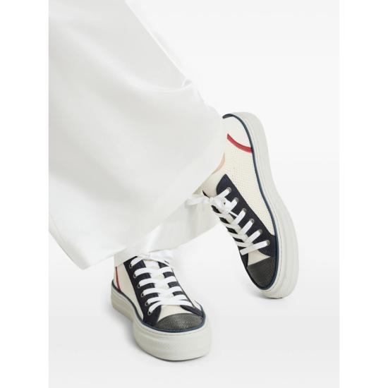 26SS 브루넬로 쿠치넬리 스니커즈 MZ35G32223 C2832 WHITE - BRUNELLO CUCINELLI