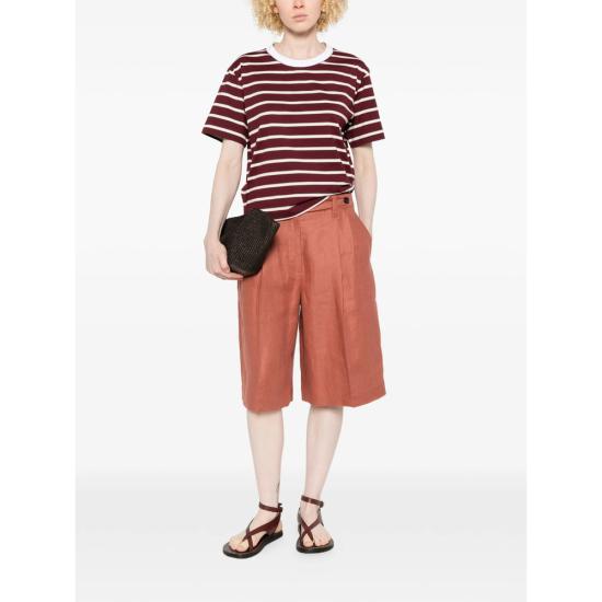 26SS 브루넬로 쿠치넬리 숏팬츠 MH527P9183 C8604 ORANGE - BRUNELLO CUCINELLI