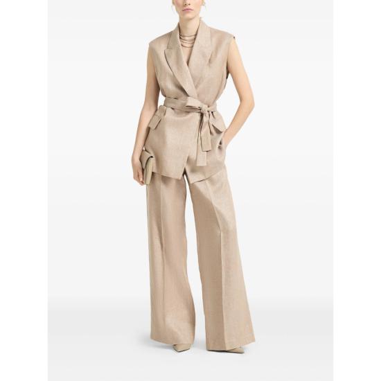 26SS 브루넬로 쿠치넬리 스파클링 트윌 웨이스트코트 MH5267774 C920 NEUTRALS - BRUNELLO CUCINELLI