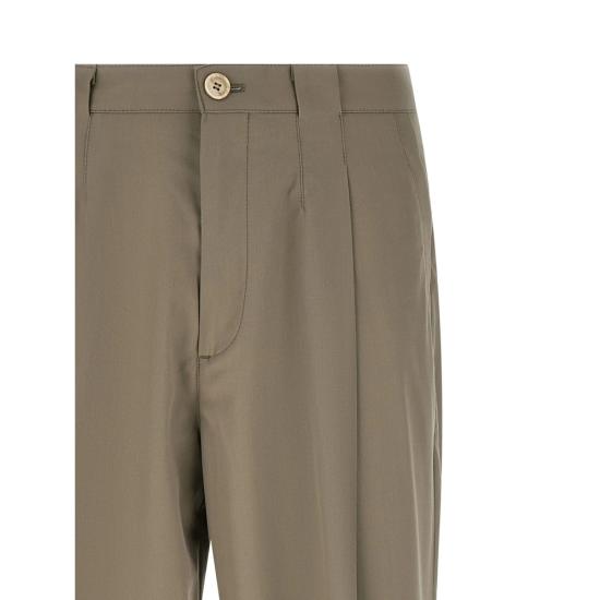 26SS 브루넬로 쿠치넬리 스트레이트 팬츠 MH252F1130 C2442 NEUTRALS - BRUNELLO CUCINELLI