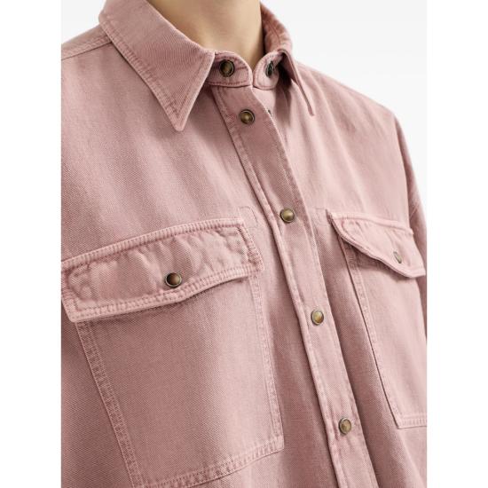 26SS 브루넬로 쿠치넬리 셔츠 ML996NC206 C9399 PINK - BRUNELLO CUCINELLI