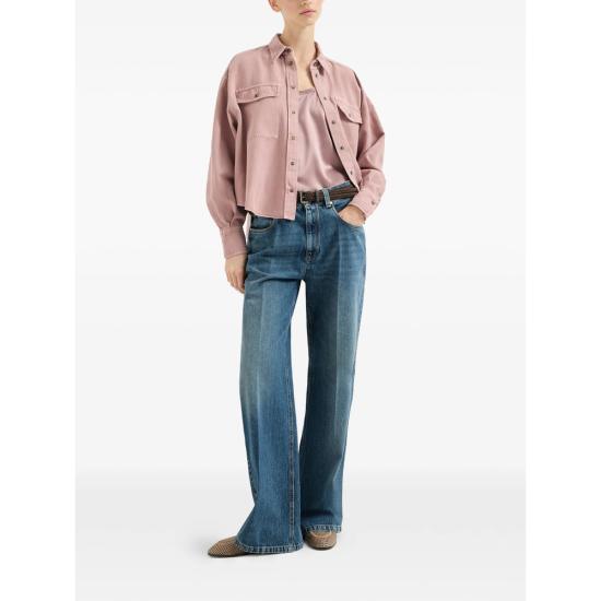 26SS 브루넬로 쿠치넬리 셔츠 ML996NC206 C9399 PINK - BRUNELLO CUCINELLI