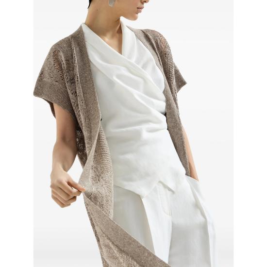 26SS 브루넬로 쿠치넬리 가디건 MDT771016 C9089 NEUTRALS - BRUNELLO CUCINELLI