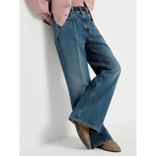 26SS 브루넬로 쿠치넬리 데님 팬츠 MA095P4045 C9039 BLUE - BRUNELLO CUCINELLI