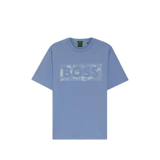 26SS 보스 반팔 티셔츠 50559363 459 BLUE