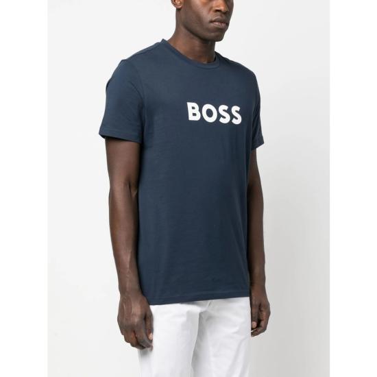 26SS 보스 반팔 티셔츠 50491706 413 BLUE - BOSS