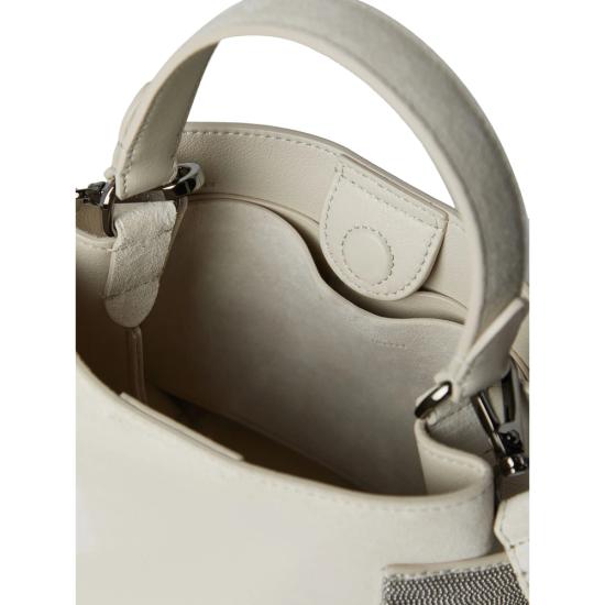 26SS 브루넬로 쿠치넬리 스몰 에센스 탑핸들 백 MBDLD2499 C8905 NEUTRALS - BRUNELLO CUCINELLI