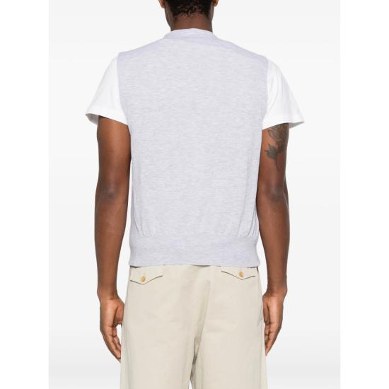 26SS 라 필러리아 니트 베스트 57171 20662 052 GREY - LA FILERIA