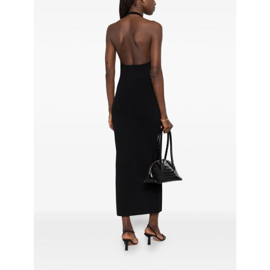 26SS 토템 롱 원피스 253 WRD0205 YA0187 001 BLACK - TOTEME