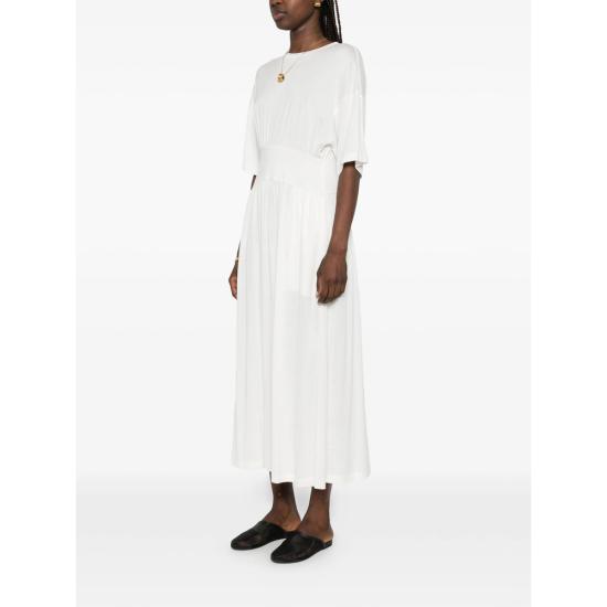 26SS 토템 롱 원피스 253 WRD0253 FB0447 059 OFFWH WHITE - TOTEME