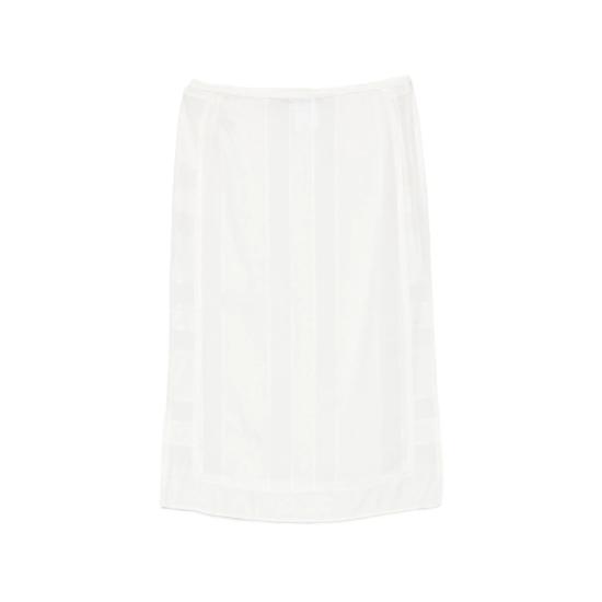 26SS 로우클래식 미디 스커트 LW265SK06 WHITE