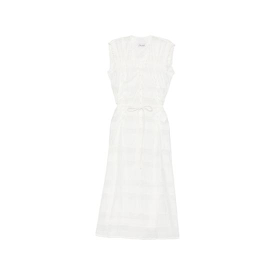 26SS 로우클래식 미디 원피스 LW265DR03 WHITE