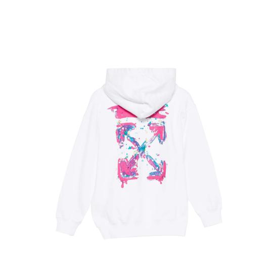 26SS [키즈] 오프화이트 니트/스웻셔츠 44GBB002S26 F003 100 WHITE - OFF WHITE