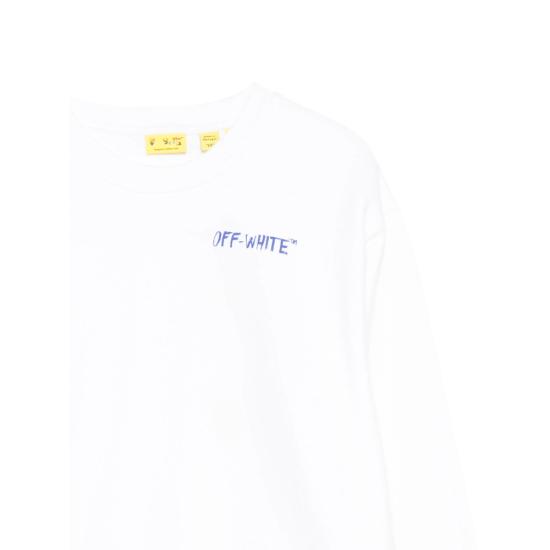 26SS [키즈] 오프화이트 니트/스웻셔츠 44BBA001S26 F004 100 WHITE - OFF WHITE