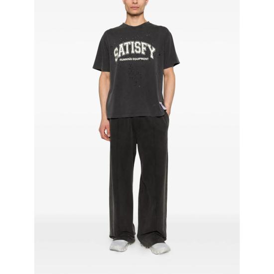 26SS 새티스파이 모스테크 티셔츠 11006 00A04 AGBLK BLACK - SATISFY