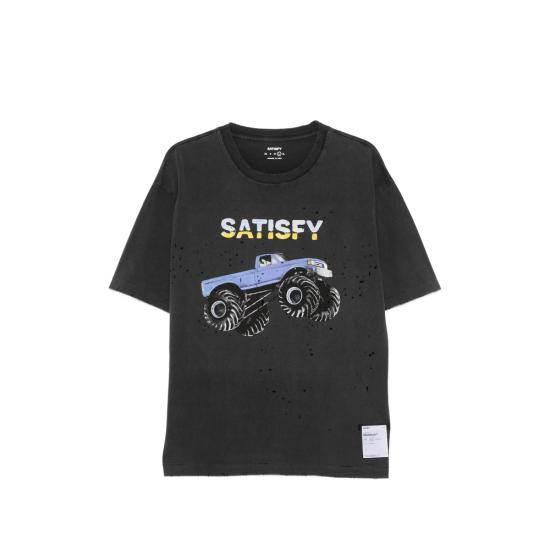 26SS 새티스파이 모스테크 티셔츠 11006 00A21 AGBLK GREY