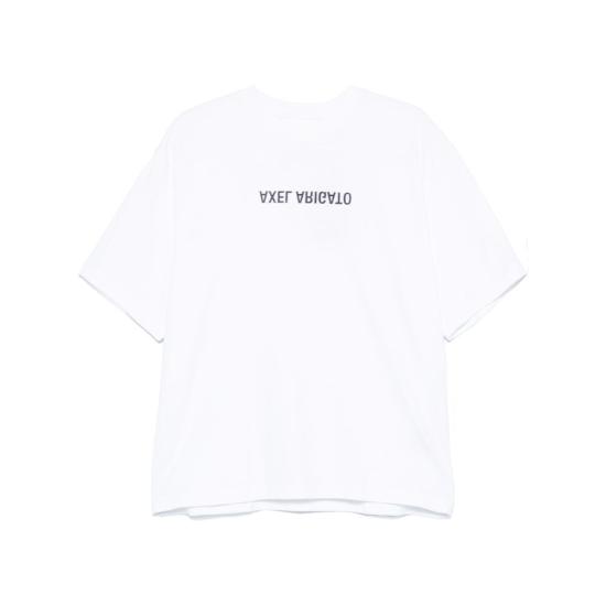 26SS 악셀 아리가토 반팔 티셔츠 A3118001 DISTORT WHITE