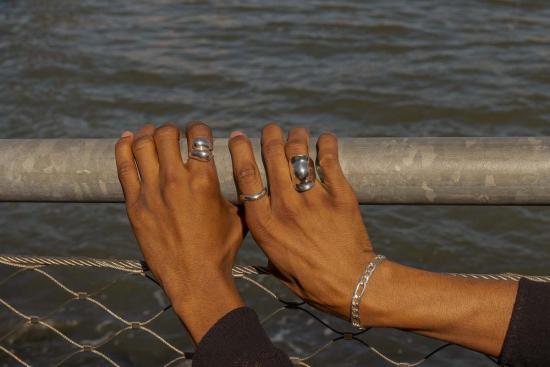  Milk & Rose 반지 밀크앤로즈 젠더 벤더 링