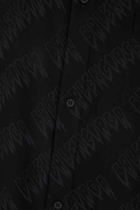 26SS 발렌시아가 긴팔 셔츠 871407TUL02 1069 BLACK - BALENCIAGA