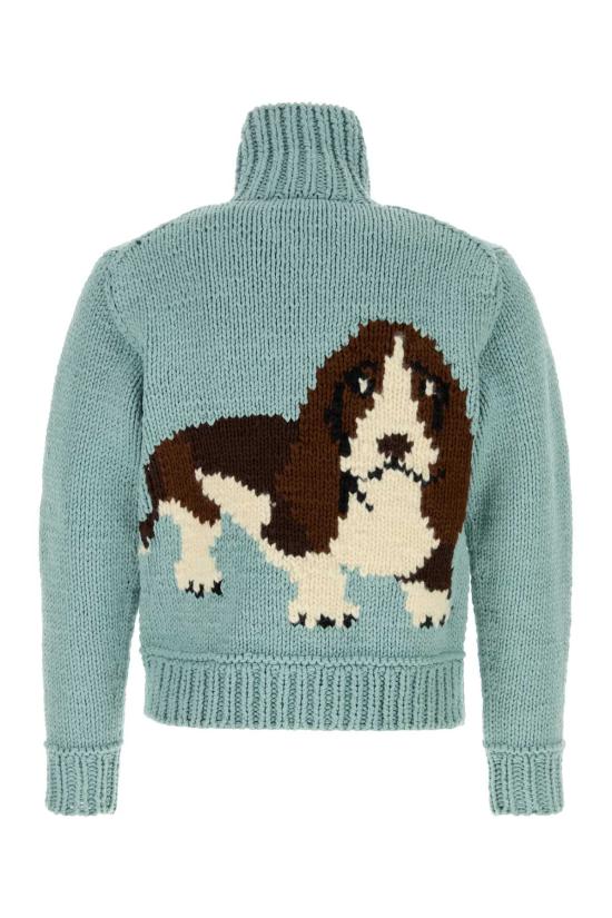 26SS 와타나베 준야 가디건 WQN010051 SAXEBLUE Light Blue - JUNYA WATANABE