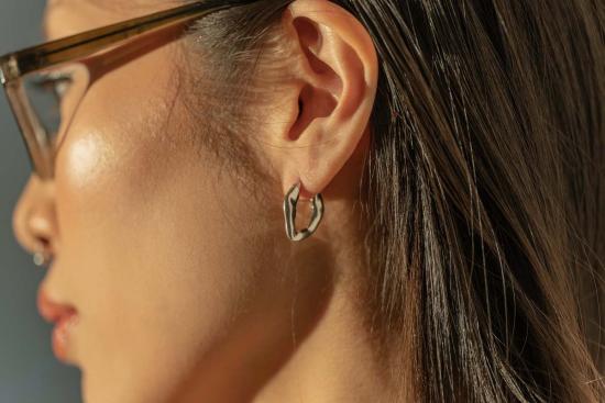  Milk & Rose 이어링 내 가게 Valerie Hoops