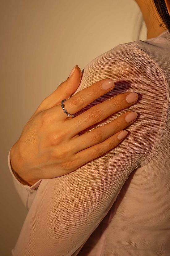  Milk & Rose 반지 밀크 & 로즈 로디 젬 링