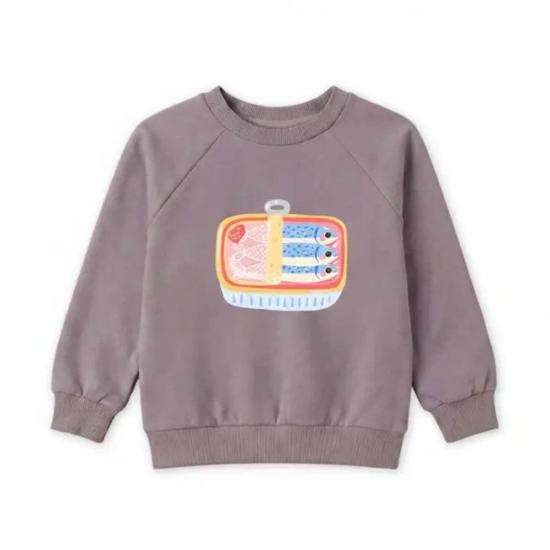  [키즈] Bug + Bean 티셔츠 키즈 버그 + 빈 오가닉 코튼 정어리 스웨트셔츠