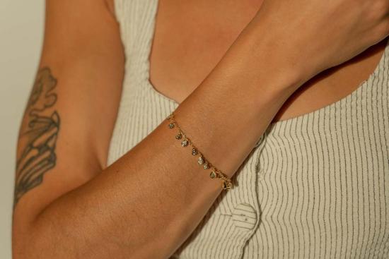  Milk & Rose 팔찌 밀크 앤 로즈 드립피 젬 브레이슬릿