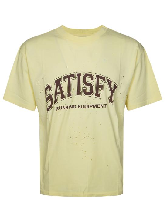 26SS 새티스파이 모스테크 티셔츠 11006 41A04 GIALLO