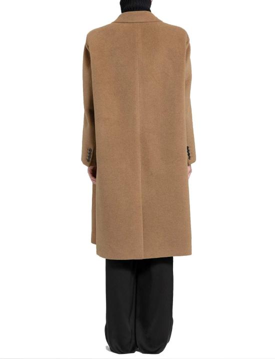  생로랑 코트 763953Y5H632322 BROWN - SAINT LAURENT