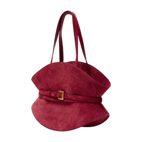 26SS 발망 숄더백 GN0DQ023LSDD 3AW red - BALMAIN