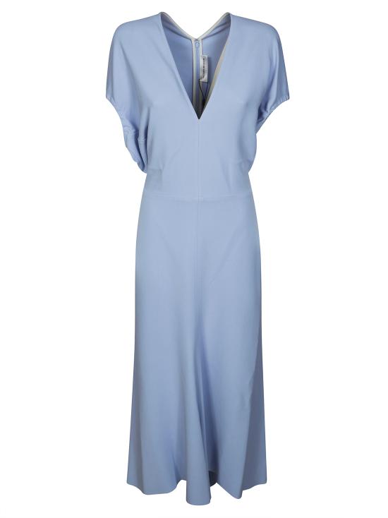 26SS 빅토리아 베컴 롱 원피스 1226WDR006381A 3644 BLU