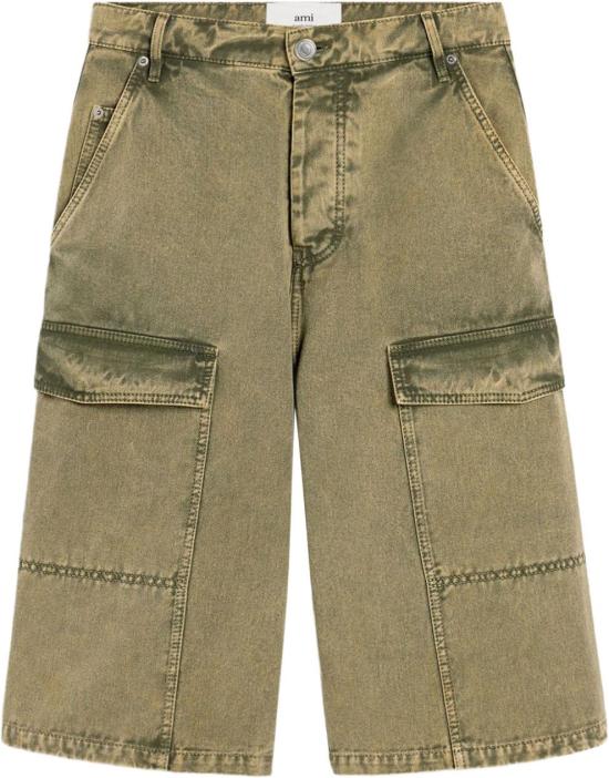  아미 숏팬츠 HSO406DE0064375 DONKERGREEN