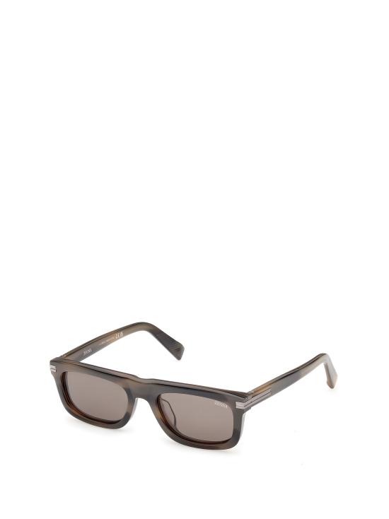 26FW 에르메네질도제냐 선글라스 EZ0301 55J COLOURED HAVANA ROVIEX - ERMENEGILDO ZEGNA
