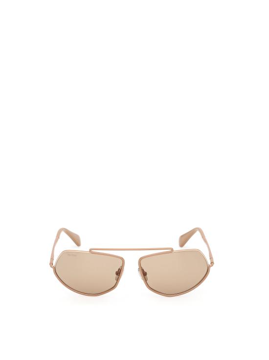 26FW 막스마라 선글라스 MM0165 45E SHINY LIGHT BROWN