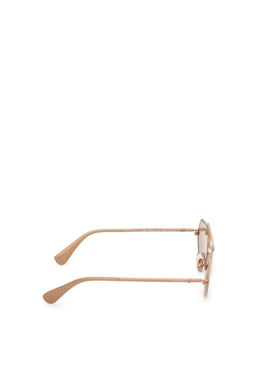 26FW 막스마라 선글라스 MM0165 45E SHINY LIGHT BROWN - MAX MARA