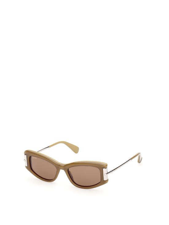 26FW 막스마라 선글라스 MM0189 95N SHINY LIGHT BROWN SHINY DEEP GOLD - MAX MARA