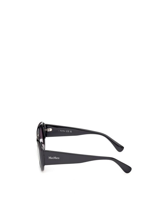 26FW 막스마라 선글라스 MM0198 01A SHINY BLACK SMOKE - MAX MARA