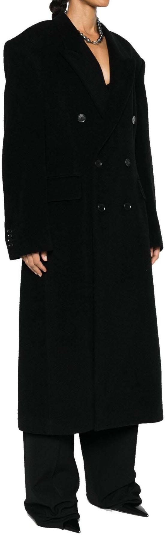  발렌시아가 코트 772972TOU021000 BLACK - BALENCIAGA