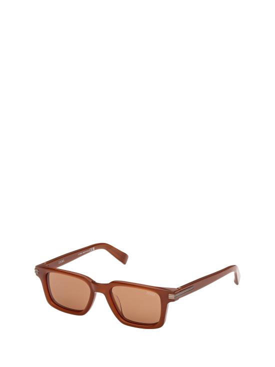 26FW 에르메네질도제냐 선글라스 EZ0280 45E SHINY LIGHT BROWN - ERMENEGILDO ZEGNA