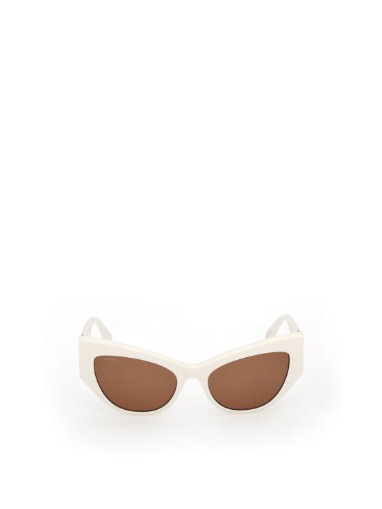 26FW 막스마라 선글라스 MM0192 25E SHINY WHITE BROWN