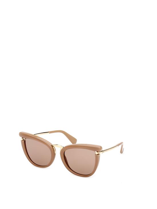 26FW 막스마라 선글라스 MM0186 46E SHINY LIGHT BROWN SHINY DEEP GOLD - MAX MARA