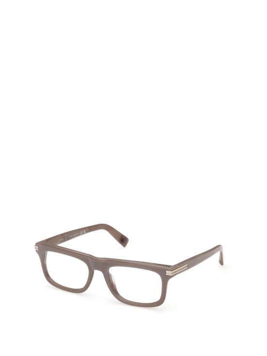 26FW 에르메네질도제냐 안경 EZ5343 059 BEIGE BROWN STRIPED - ERMENEGILDO ZEGNA