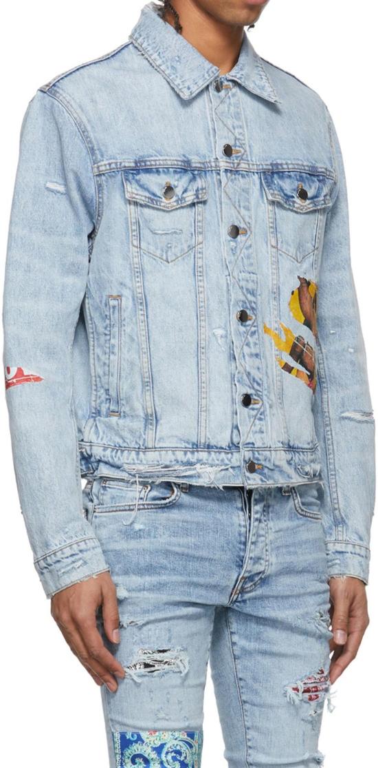  아미리 데님 자켓 MDT012408 BLUE - AMIRI