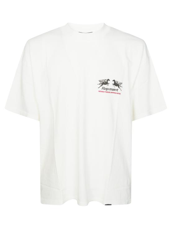 26SS 리프레젠트 반팔 티셔츠 MLM100768 72 BIANCO