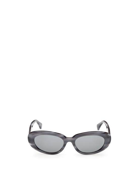 26FW 막스마라 선글라스 MM0196 64A SHINY LIGHT BLUE SMOKE