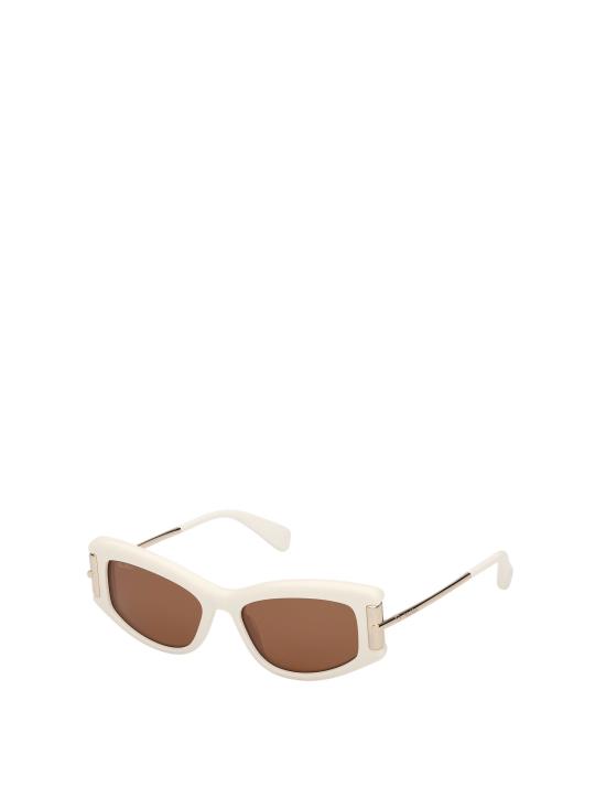 26FW 막스마라 선글라스 MM0189 25E SHINY WHITE SHINY PALE GOLD - MAX MARA